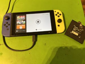 Nintendo Switch バッテリー交換後